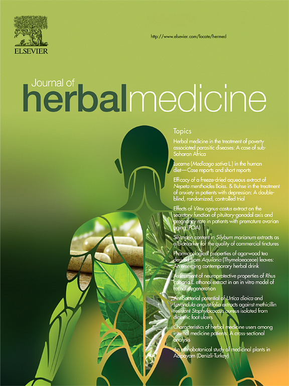 Go to journal home page - Journal of Herbal Medicine
